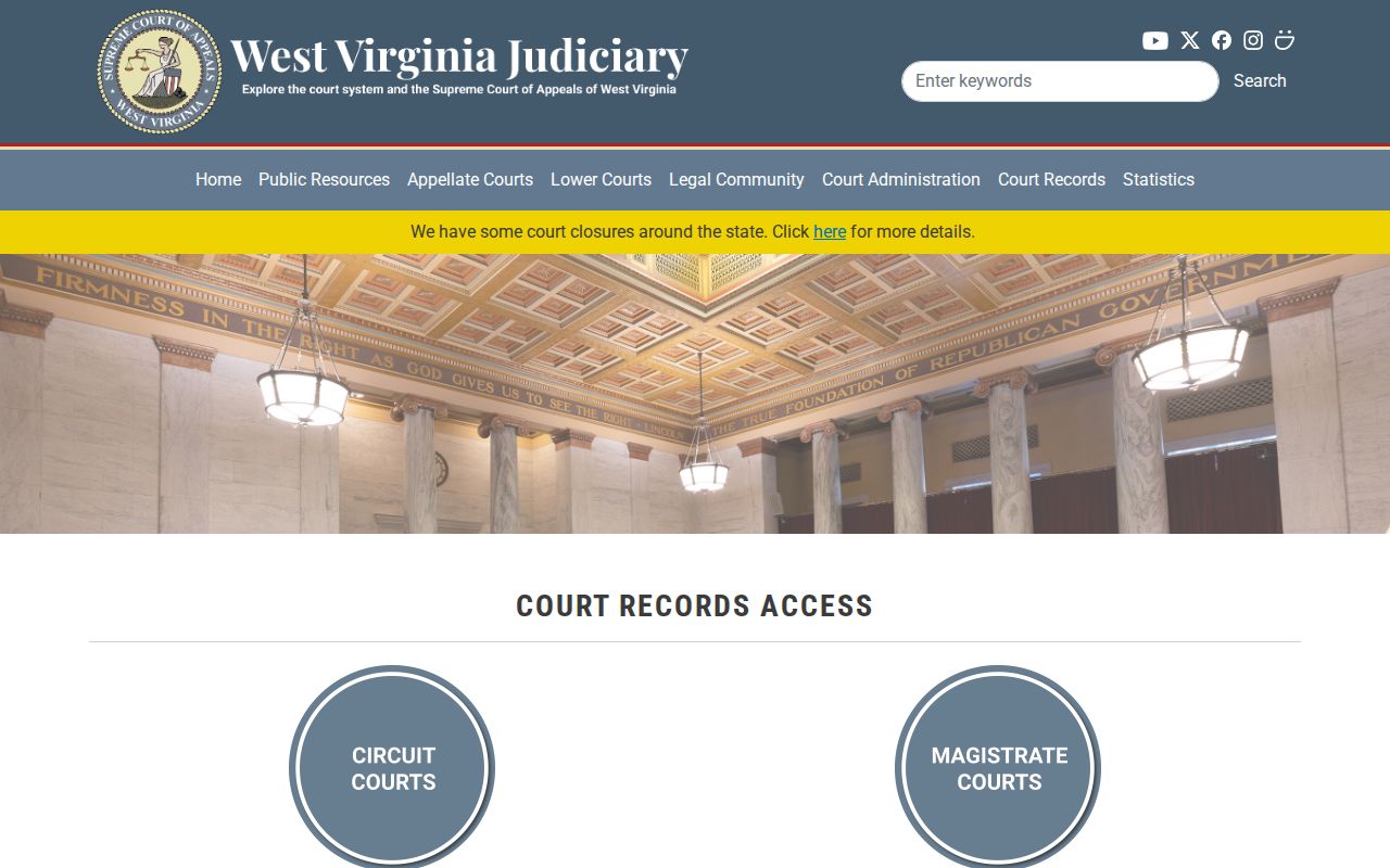 Nicholas County criminal court record access gateway