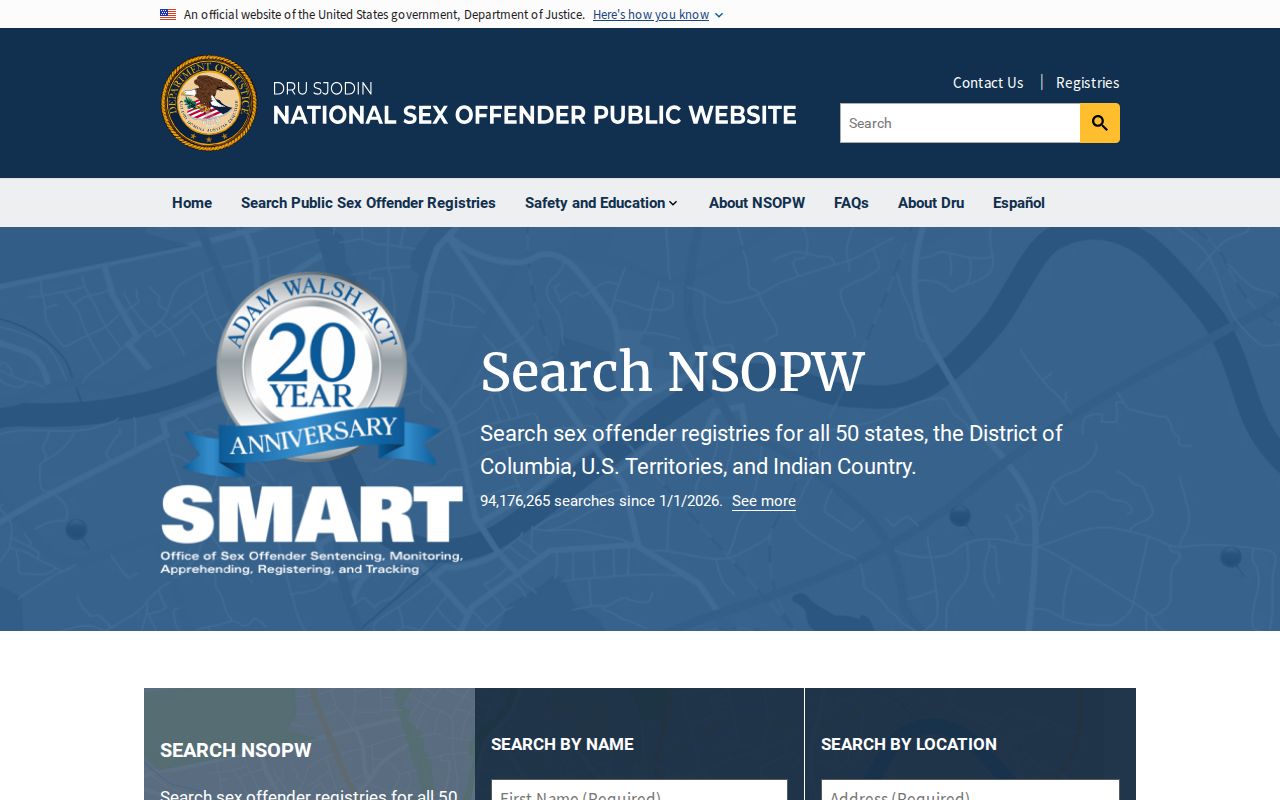 National sex offender search source for Nicholas County cross-state checks